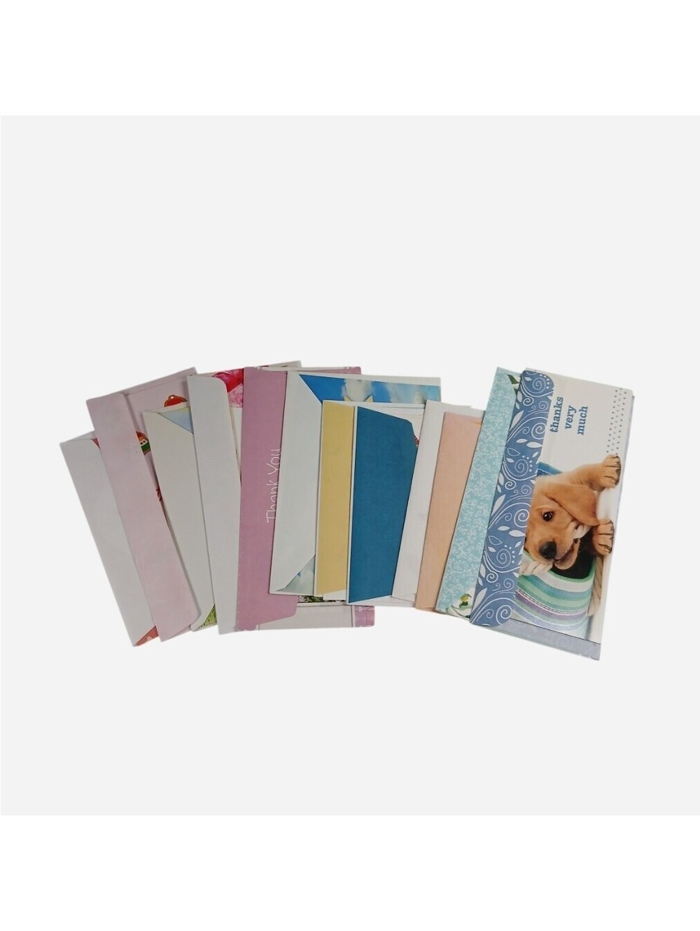 12 Count Assorted Greeting Cards Lot Mixed Note Cards Stationery Envelopes
